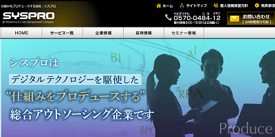 シスプロデータプロ公式HP